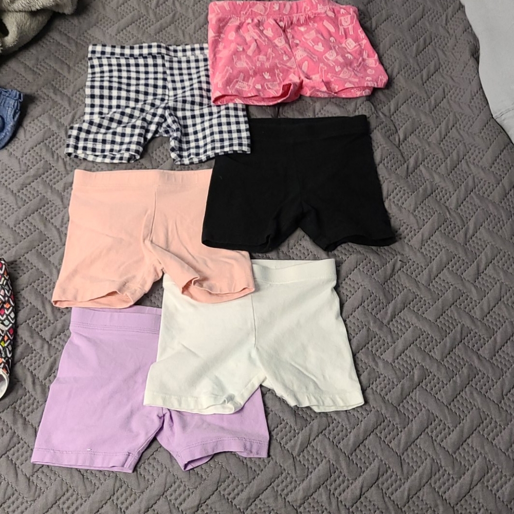 6 biker shorts 4T